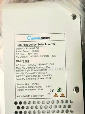 6kva Cworth Hybrid Inverter