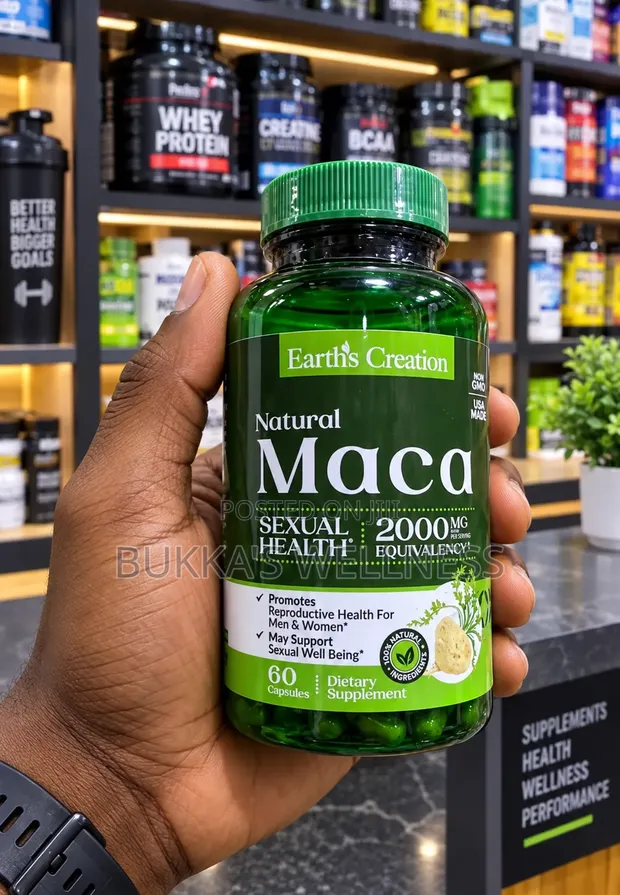 Earth's Creation Natural Maca 2000mg - Kayayyakin Lafiyar Jima'i - 1