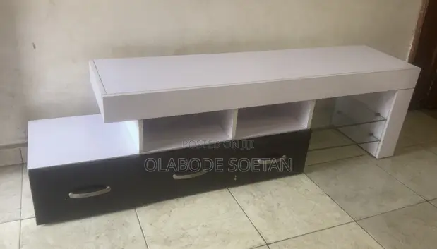 TV Stand Console with Drawers and LED - 1