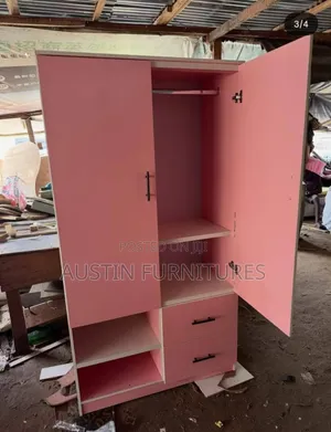 Home Interiors 3x6 Wardrobe - Pink