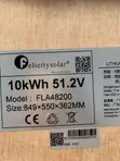 Felicity Ion Lithium Solar Battery FLA 10kWh 51.2V 200Ah - 2