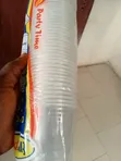 Plastic Disposable Cups with Lids (50-PCS) - 3