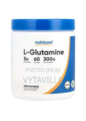 Nutricost L-Glutamine 300g Foda (Babu Ɗanɗano)