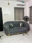 Luxury 7-Seater Fabric Sofa - 3