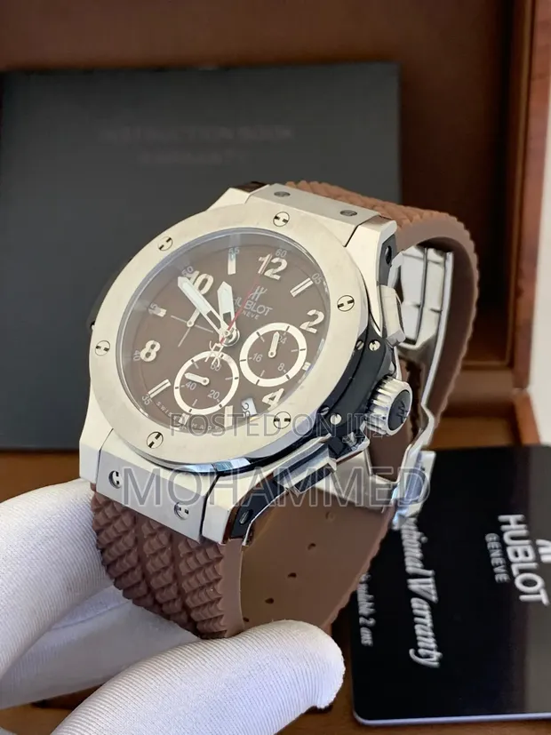 Hublot Chronograph Rubber Strap Watch - 1