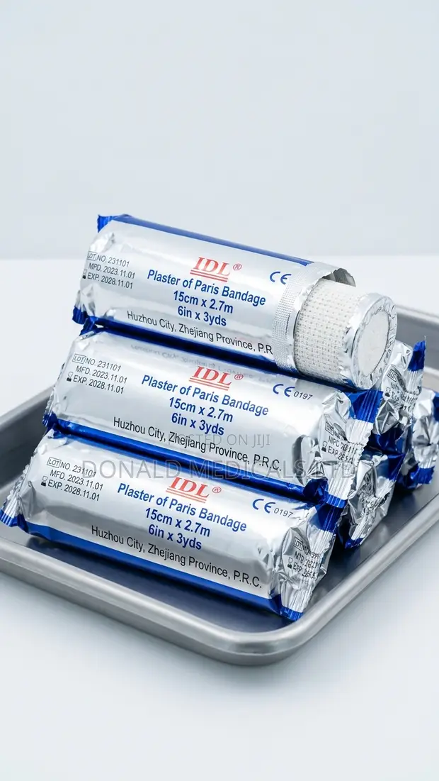 Plaster of Paris (POP) Bandages - Sabon Samfuri - 1