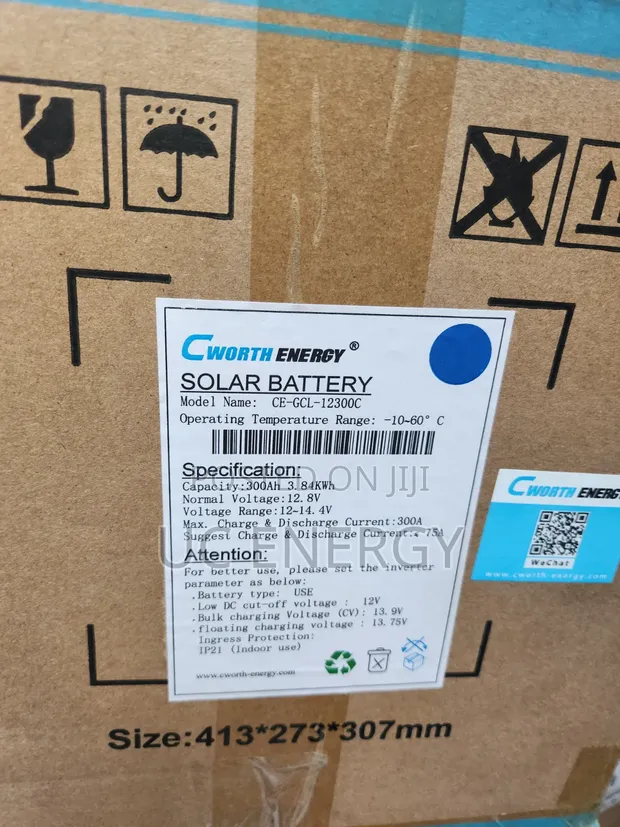 3.5kWh Cworth Lithium Iron Baturi 12V - 1