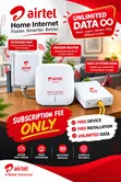 Airtel 5G Unlimited Home Wi-Fi Router - 1