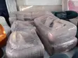 Textured Mauve-Brown Velvet Living Room Suite - 2