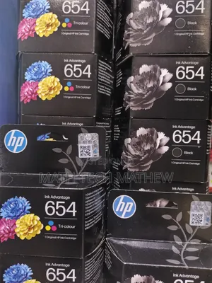 HP 654 Black & Color Ink Cartridges