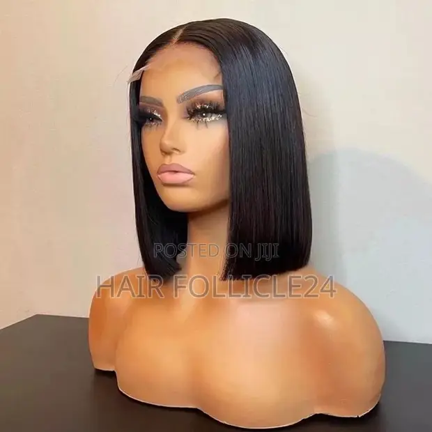 SDD Vietnamese Bone Straight Wig, 12 Inches, Natural Color - 1