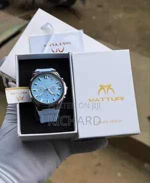 Luxury Matturi Active Chronograph Rubber Watch