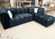 Brand New Luxury L Shape Sofa with Throw Pillows - 1