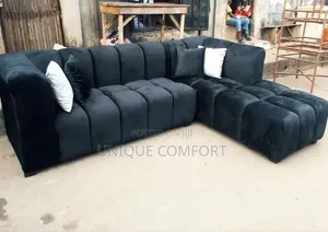 Brand New Luxury L Shape Sofa with Throw Pillows