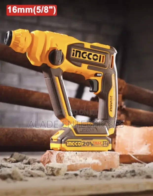 Ingco 20V Cordless Rotary Hammer Drill 16mm - 1