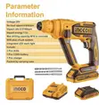 Ingco 20V Cordless Rotary Hammer Drill 16mm - 3