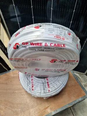 GP Wire Cable na Submersible Pump, 3 Core 4mm, Yards 100