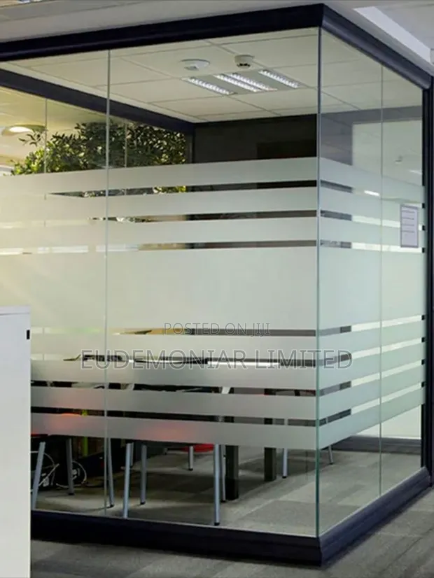 Executive Office Glass Wall Installation - 1