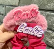 B. By Barbie Pink Logo Scrunchie - 1