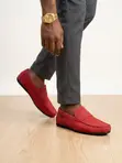 Red Clarks Men's Quality Leather Loafers - Size 40-44 - 2