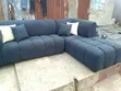 Sabon Sofar L-Shape Boucle Mai Mewarar Kyau Tare da Abubuwan Zubarwa - 2