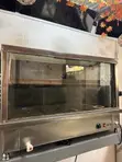 Used Stainless Steel Food Warmer with Sneeze Guard - 2