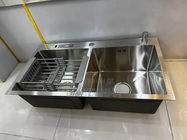 Sink ɗin Dafa Abinci Mai Inganci na Stainless Steel - 1