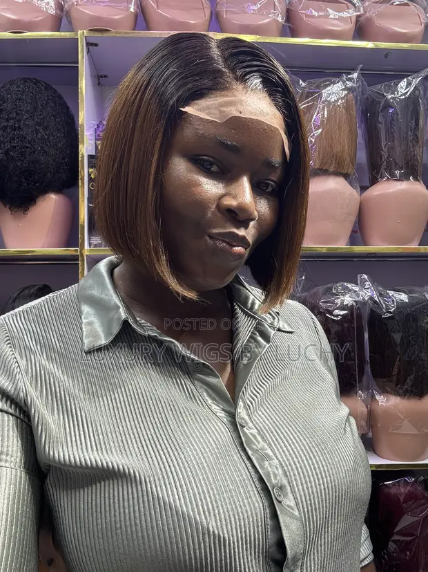 8" SDD Bob Wig with 5x5 Glueless Closure - 1