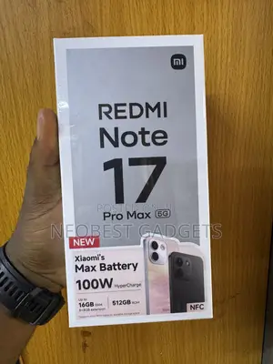 New Xiaomi Redmi Note 17 Pro Max 256GB Black