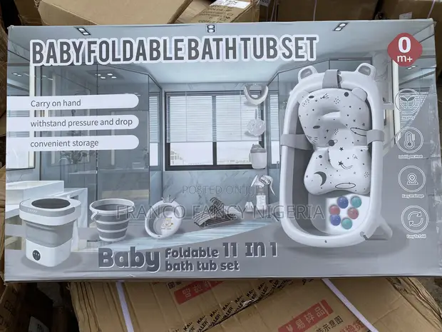 Mothercare 11-in-1 Foldable Baby Bath Set - 1