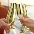 Gold Champagne Glass Rental - 3