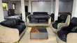 Home Interiors Sofa Set Mai Zama 7 - Zinariya & Navy Blue - 1