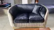 Home Interiors Sofa Set Mai Zama 7 - Zinariya & Navy Blue - 4