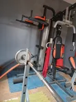 3 Station Multi Home Gym tare da Punching Bag - 2