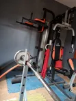 3 Station Multi Home Gym tare da Punching Bag - 3