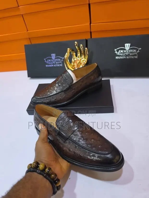 J.M. Weston Classic Leather Loafers na Maza - 1