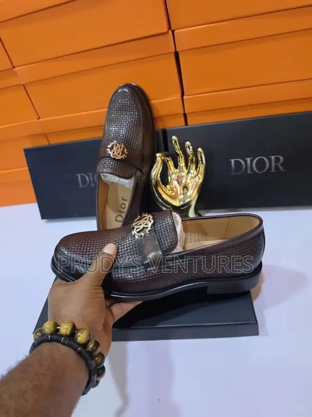 Dior Men's Original Quality Leather Loafers - 1