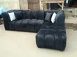 Brand New Luxury Boucle L-Shape Sofa with Throw Pillows - 1