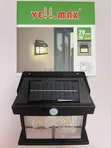 Vellmax Solar Double-Bulb Wall Lamp with Motion Sensor - 1