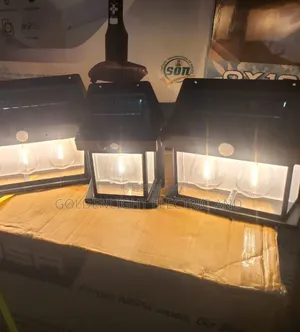 Vellmax Solar Double-Bulb Wall Lamp with Motion Sensor