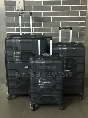 Solid Unbreakable Rubber Luggage Set of 3