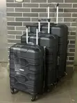 Solid Unbreakable Rubber Luggage Set of 3 - 2