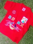 T-Shirt Na Yara Na Katani Mai Wuyan Zagaye - 2