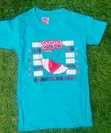 T-Shirt Na Yara Na Katani Mai Wuyan Zagaye - 3