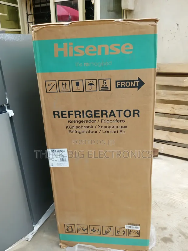 Hisense REF 172DR 124L Double Door Refrigerator - 1