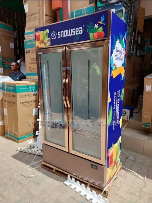 Snowse Double Door Display Chiller - Brand New - 1