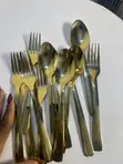 Gold Plated Cutlery for Rent (Spoons & Forks) - 1