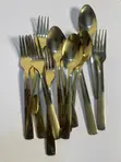 Gold Plated Cutlery for Rent (Spoons & Forks) - 5