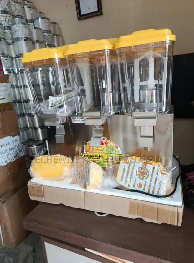 Brand New 3-Bowl Juice Dispenser - 1