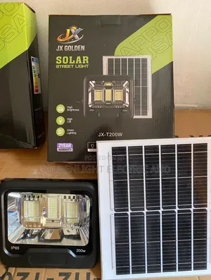 JX Golden 200W Solar Floodlight (JX-T200W)